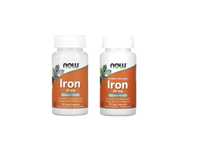 NOW Foods Iron Железо 36 мг и 18 мг