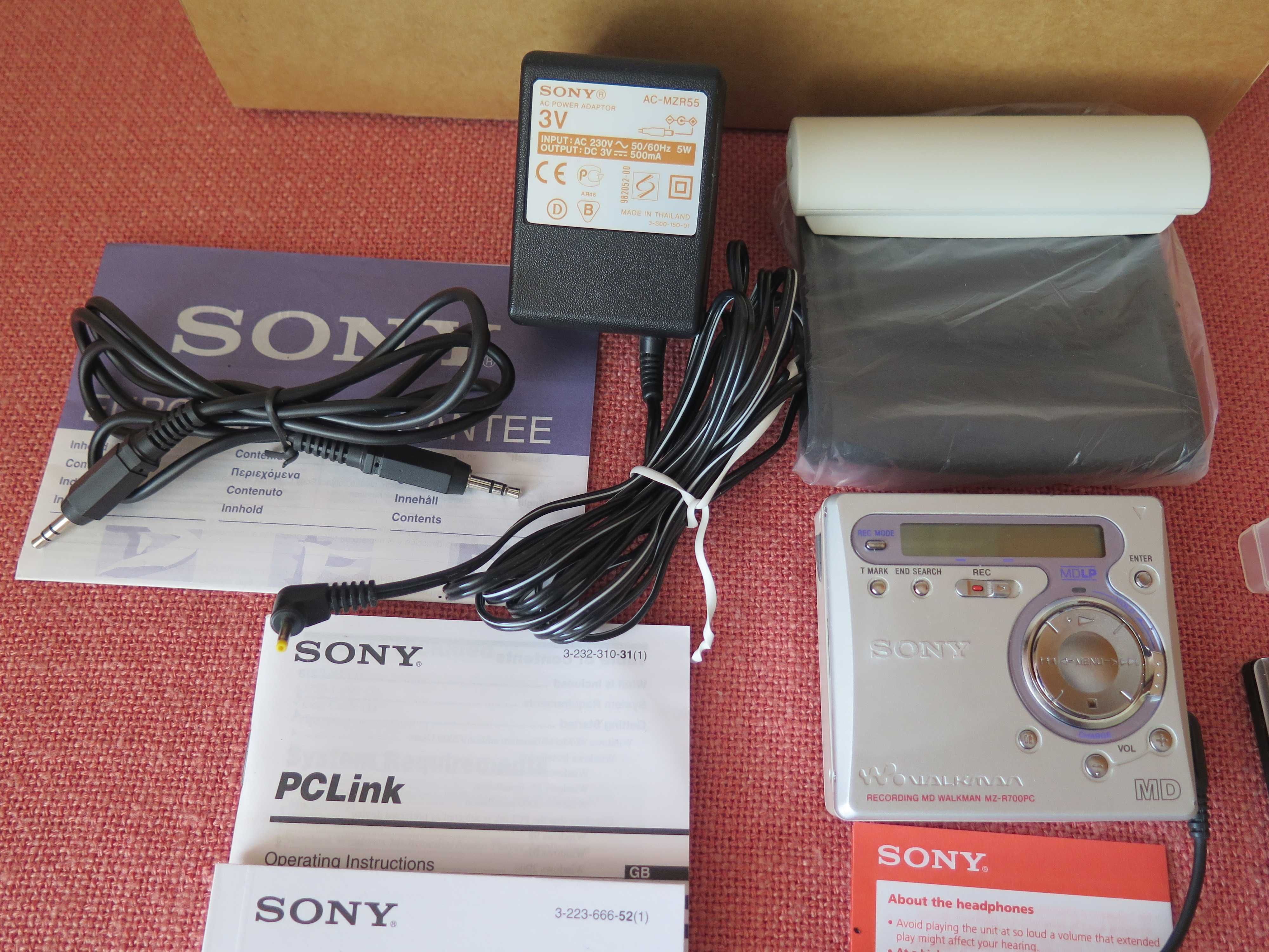 Sony Walkman  MZ-R700  MDLP  ,G-PROTECTION - минидиск