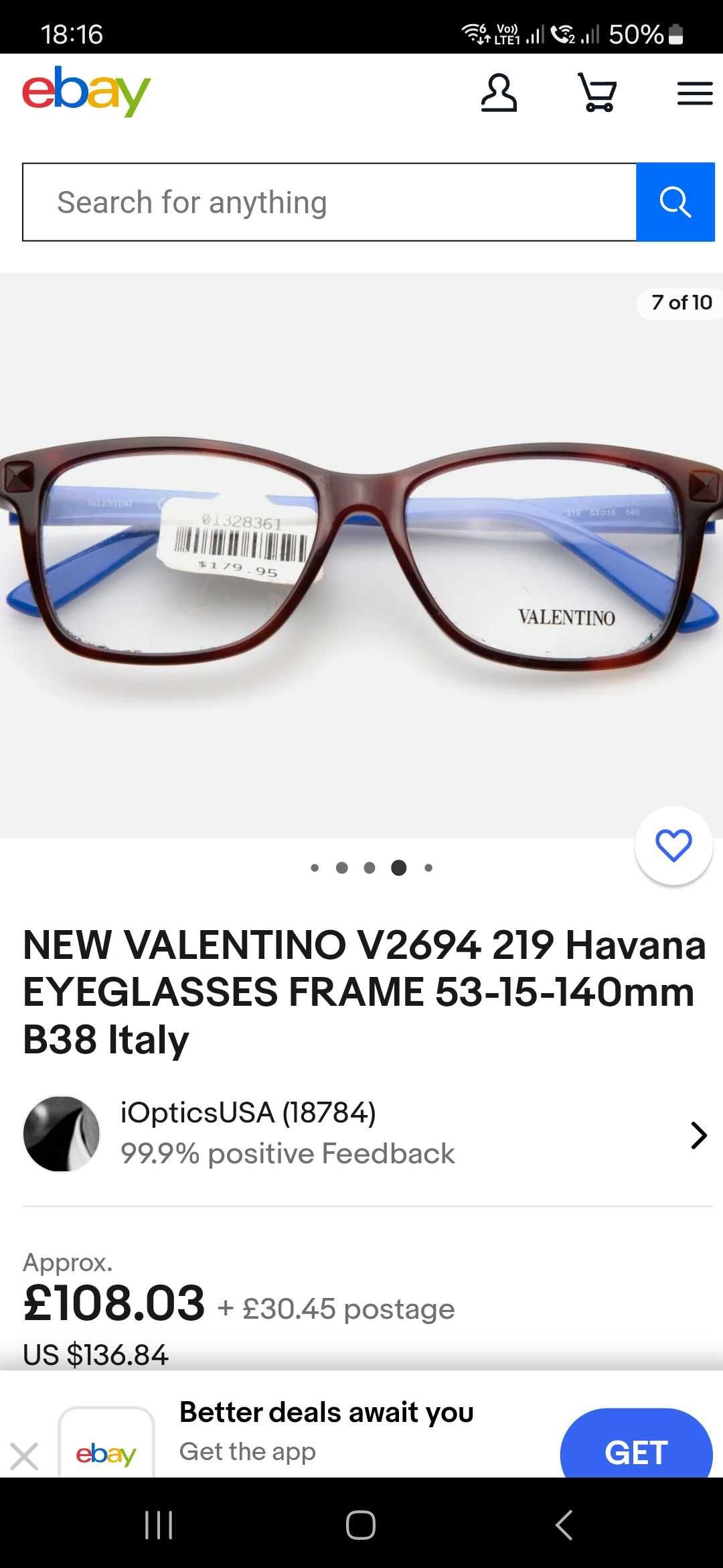 Rame Ochelari Valentino