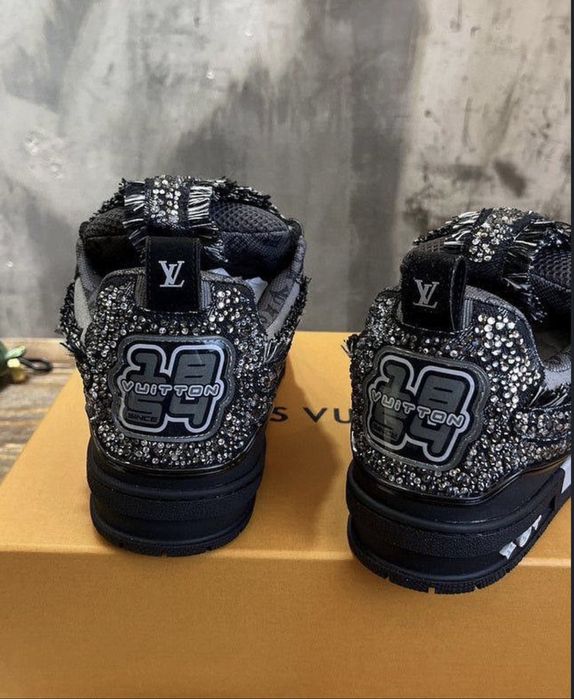 adidasi sneakers louis vuitton skate denim monogram