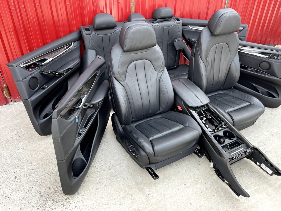 Interior negru comfort BMW X5 F15 incalzit