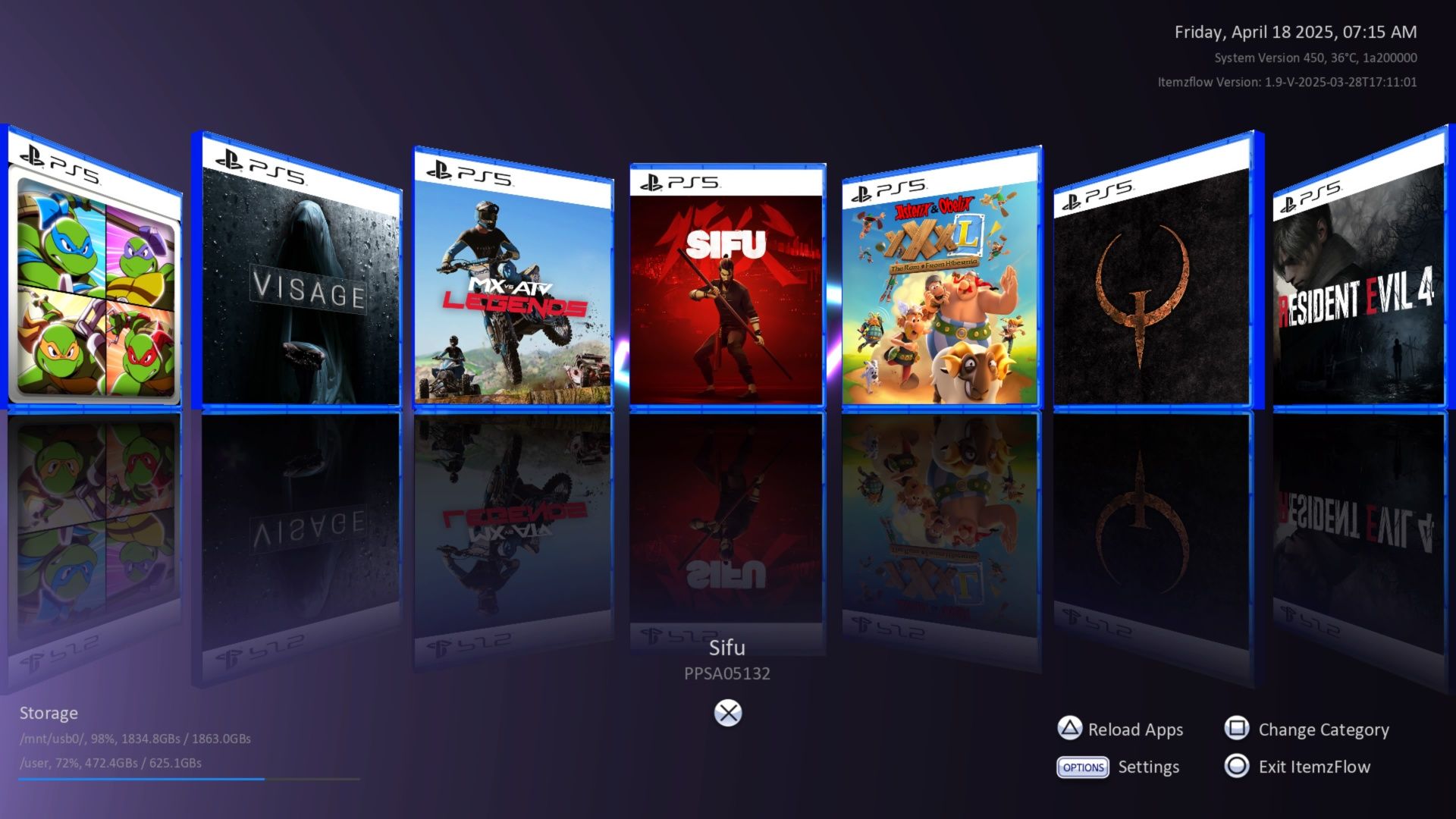 PS5 Diskavodlik 4.03 vzlom verciya  2.8 tb xotira