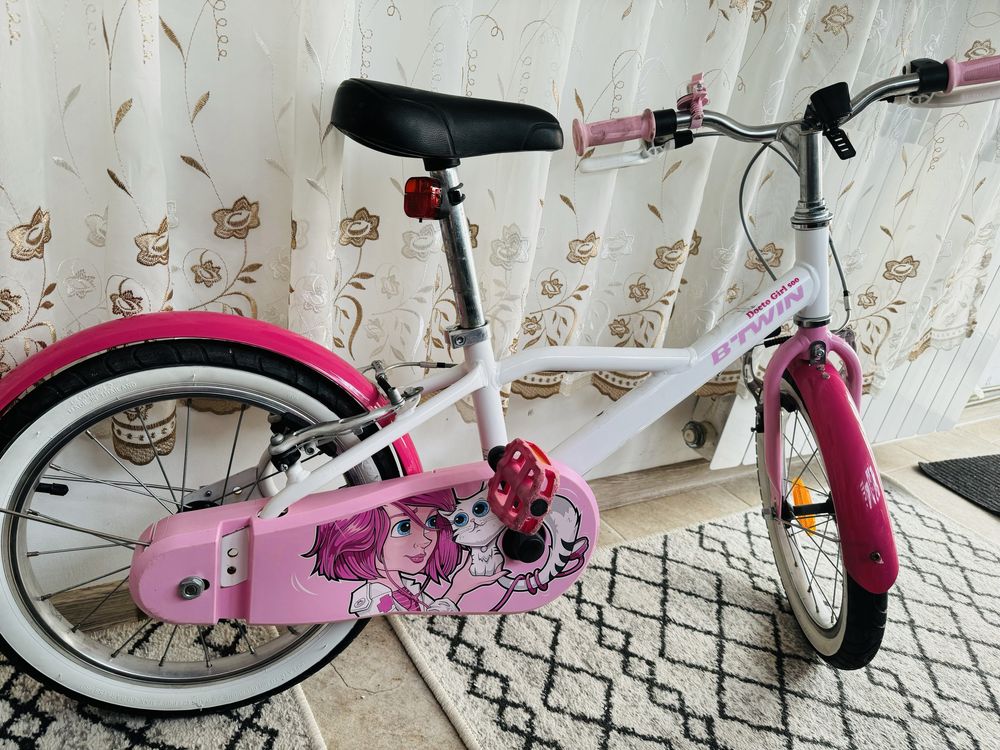 Bicicleta 16" 500 DOCTOGIRL Fete 4-6 ani