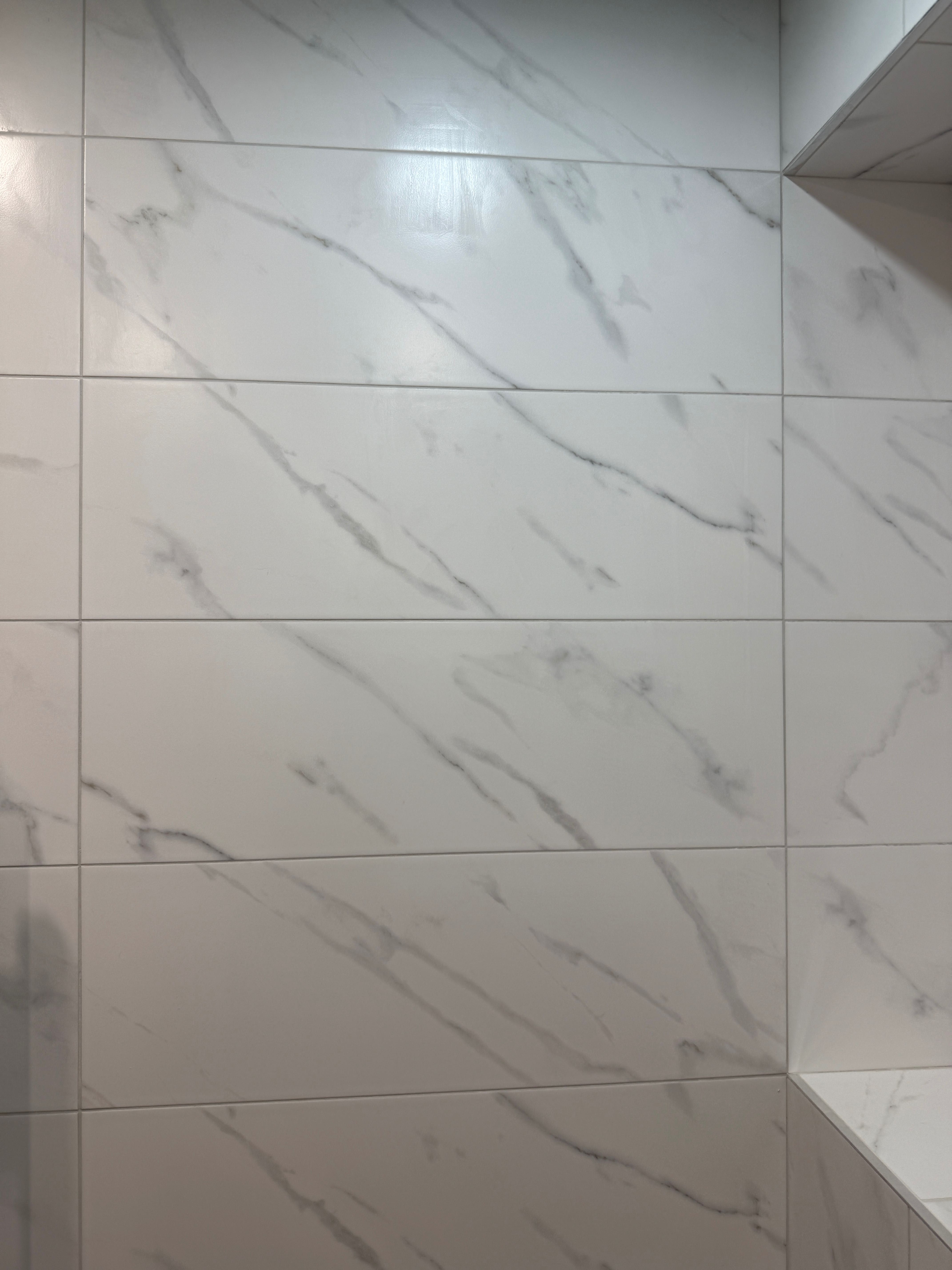 Плочки- Фаянс Carrara Sky rett 25x75см