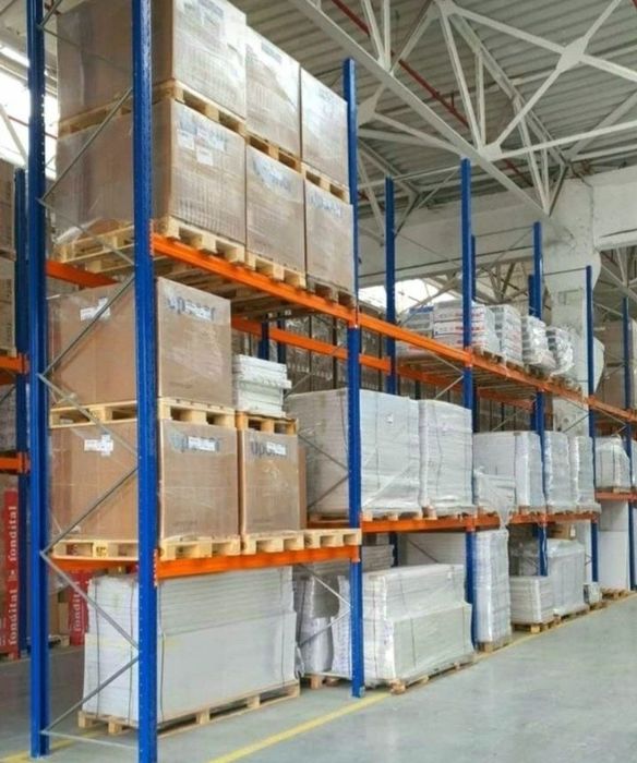 Rafturi metalice industriale depozitare paleti 45