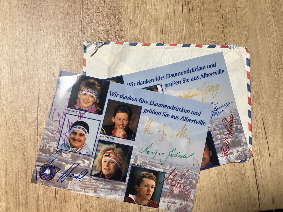 Autografe originale de la jocurile olimpice