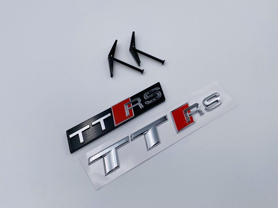 Set Embleme Audi TTRS crom
