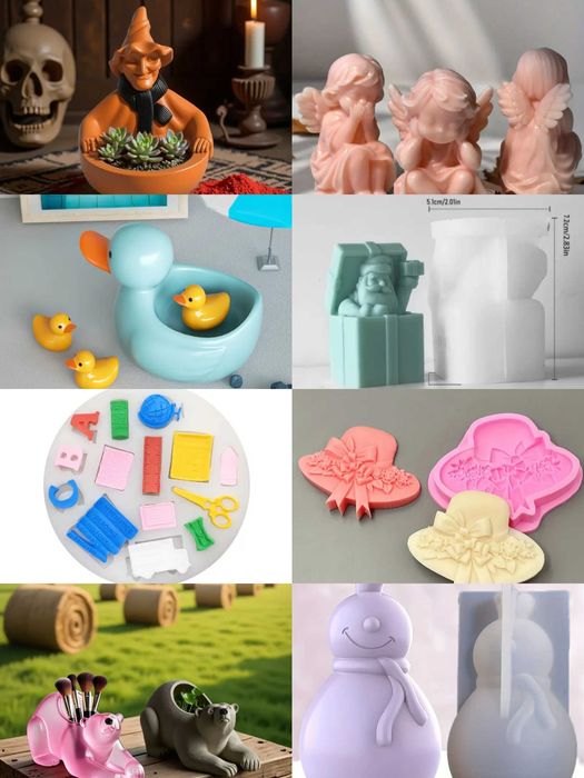 Силиконови молдове различни видове за Свети Валентин, 8 март, Великден