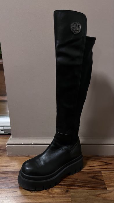 Ilasio Renzoni- високи, кожени  ботуши