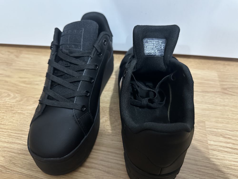 Tommy Jeans sneakers din piele TJW FLATFORM ESS