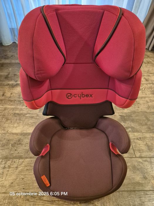 Scaun auto ISOFIX Cybex Solution X-Fix, 15-36 kg, Rosu