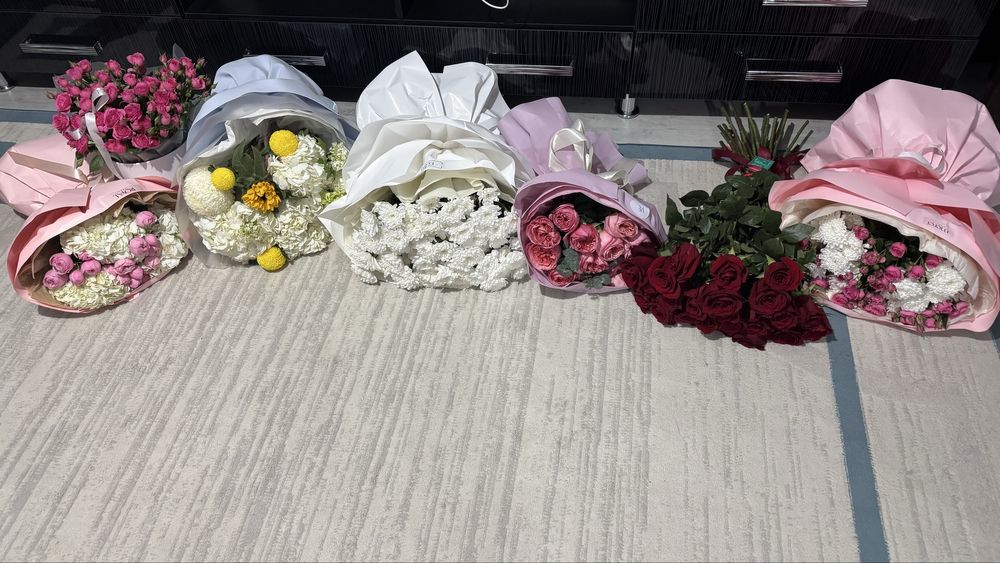 7 букетов до 15к