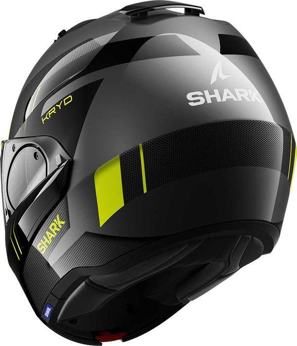 Каска Shark Evo ES Kryd White Black Red/Antrahcite BLACK RED/Yellow