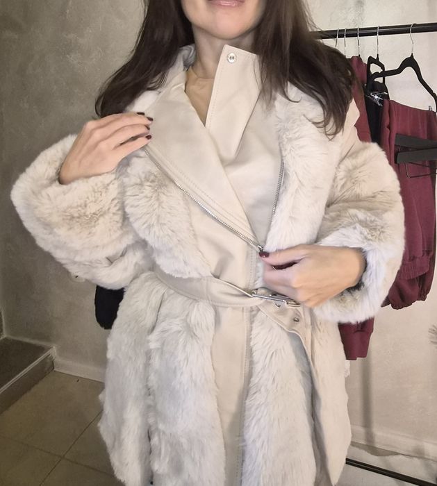 Дамско яке с пух zara