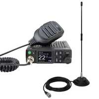 Pachet Statie radio CB PNI Escort HP 8900 ASQ, 12-24V + Antena