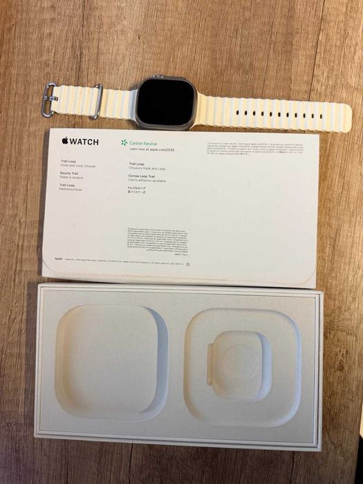 Apple Watch Ultra 2 - Impecabil - Cutie + multe accesorii