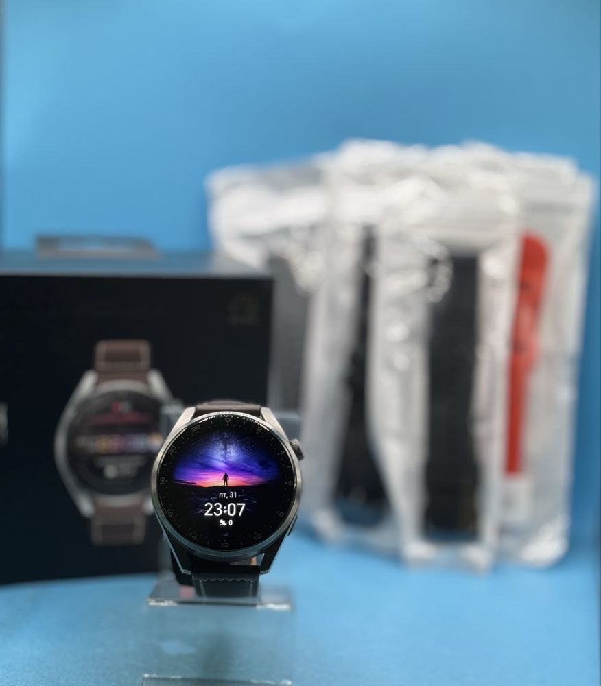Смарт часовник Huawei Watch 3 Pro, 48 мм, Brown Leather