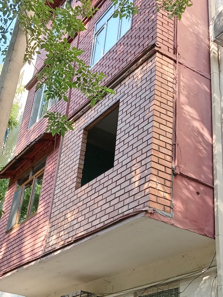 Кладка балкон. Balkonga g'isht teramiz.