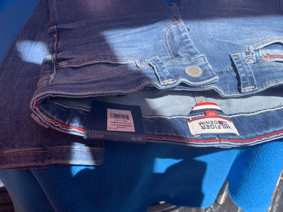 Blugi copii Tommy Hilfiger slim 122cm
