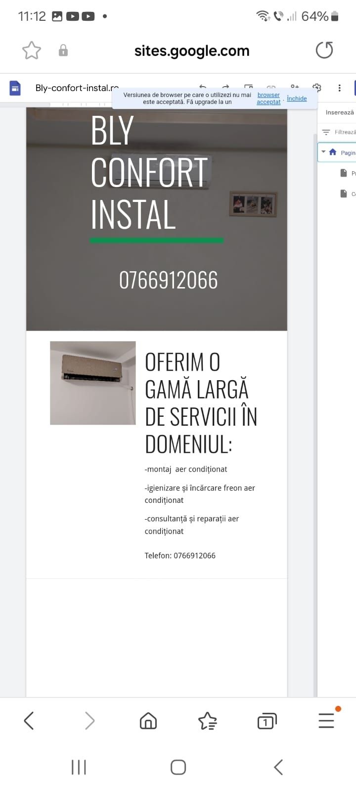 Montaj aer condiționat,încărcări cu freon și igienizări chimice