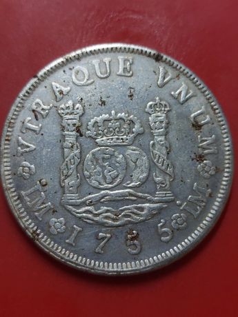 Moneda din 1755 mexic