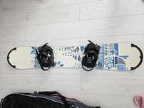 Vând placa snowboard Salomon Lotus 143 cu legături Speedfit si husa