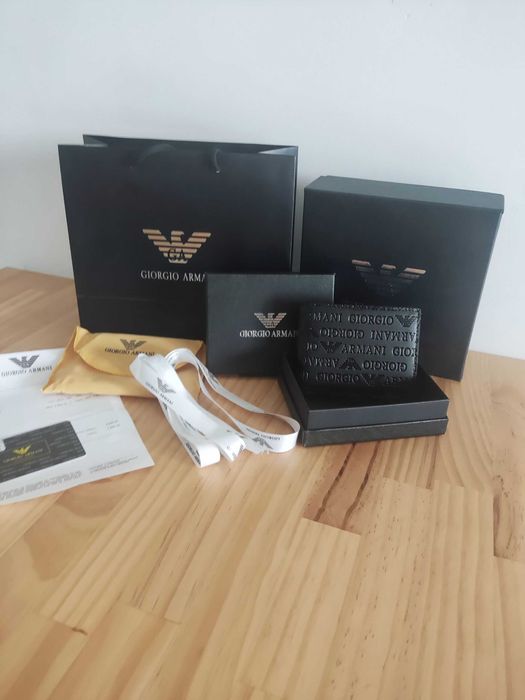 In stoc Portofel pentru bărbați piele Emporio Armani 6578