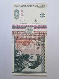 Bancnota 500 lei Brâncuși 1992, necirculata