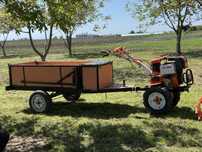 Motocultor Diesel 11CP Ruris cu remorcuta si multe accesorii