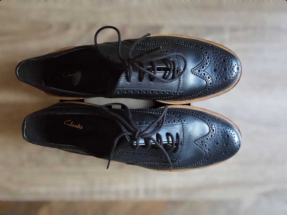 Clarks Кожени обувки 42