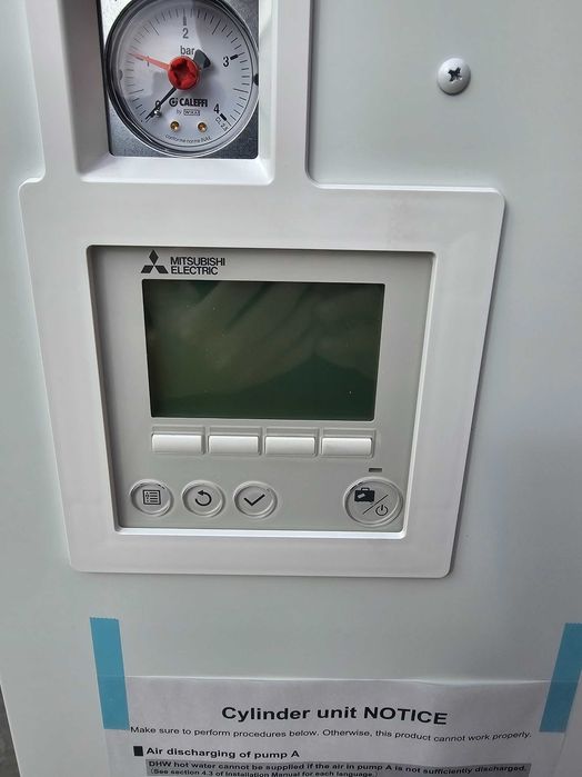 Високотемпературна термопомпа Mitsubishi QUNZ-W40VA - R744/CO2 с буфер