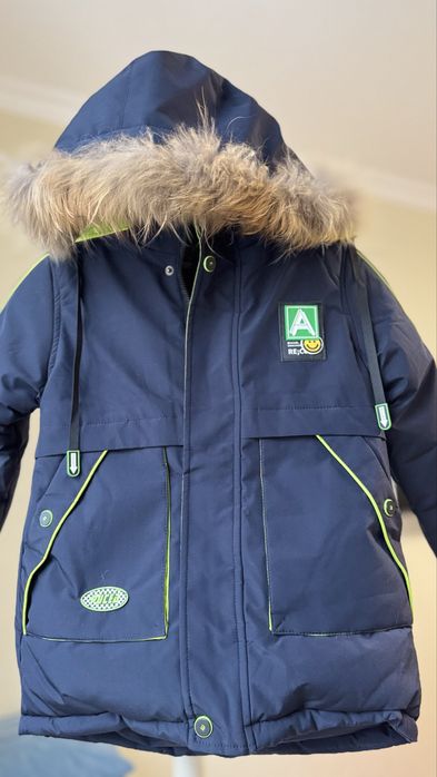 Зимняя утепленная куртка на мальчика