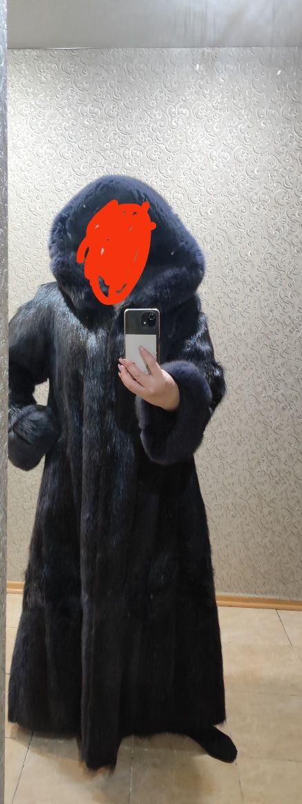 Шуба мех  нутрия