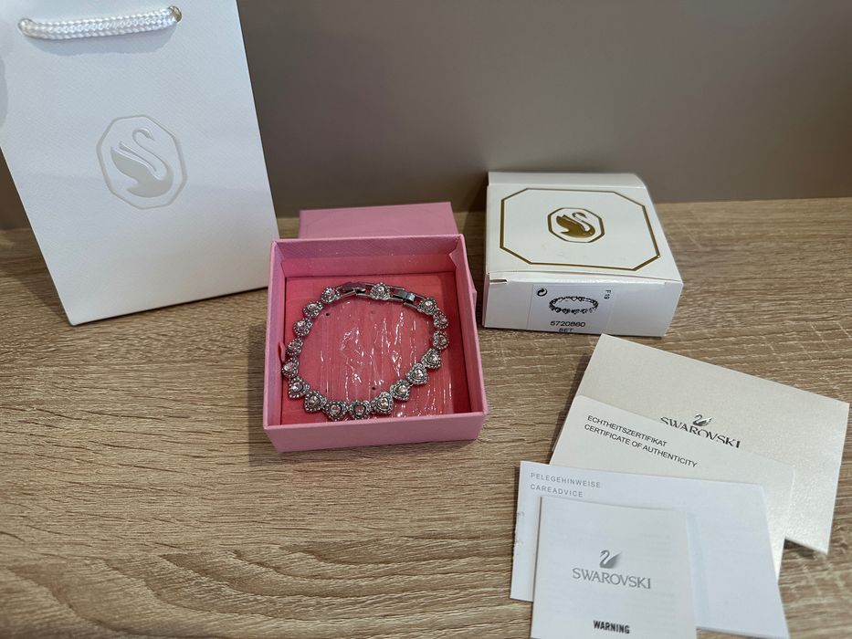 Bratara Swarovski Ariana Grande angelic tennis inima
