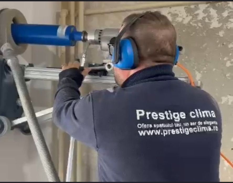Instalare aer conditionat cu aspirator !