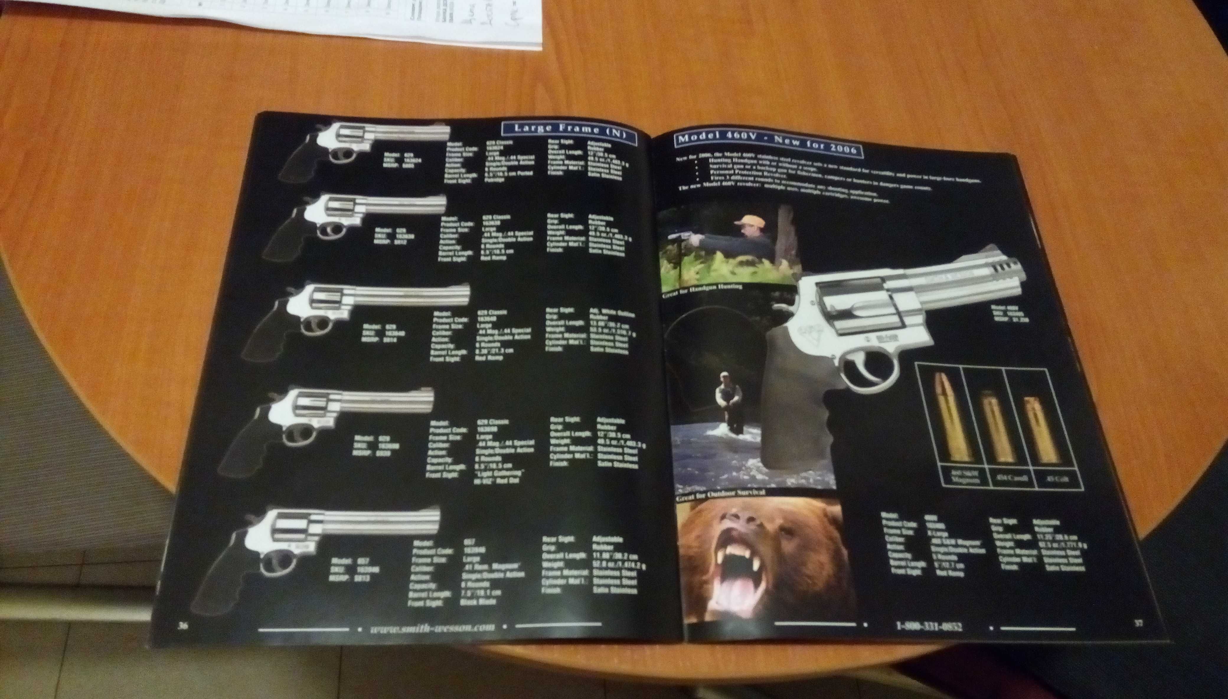 Смит и Уесън каталог пистолети 2006г - SMITH & WESSON 2006 gun catalog