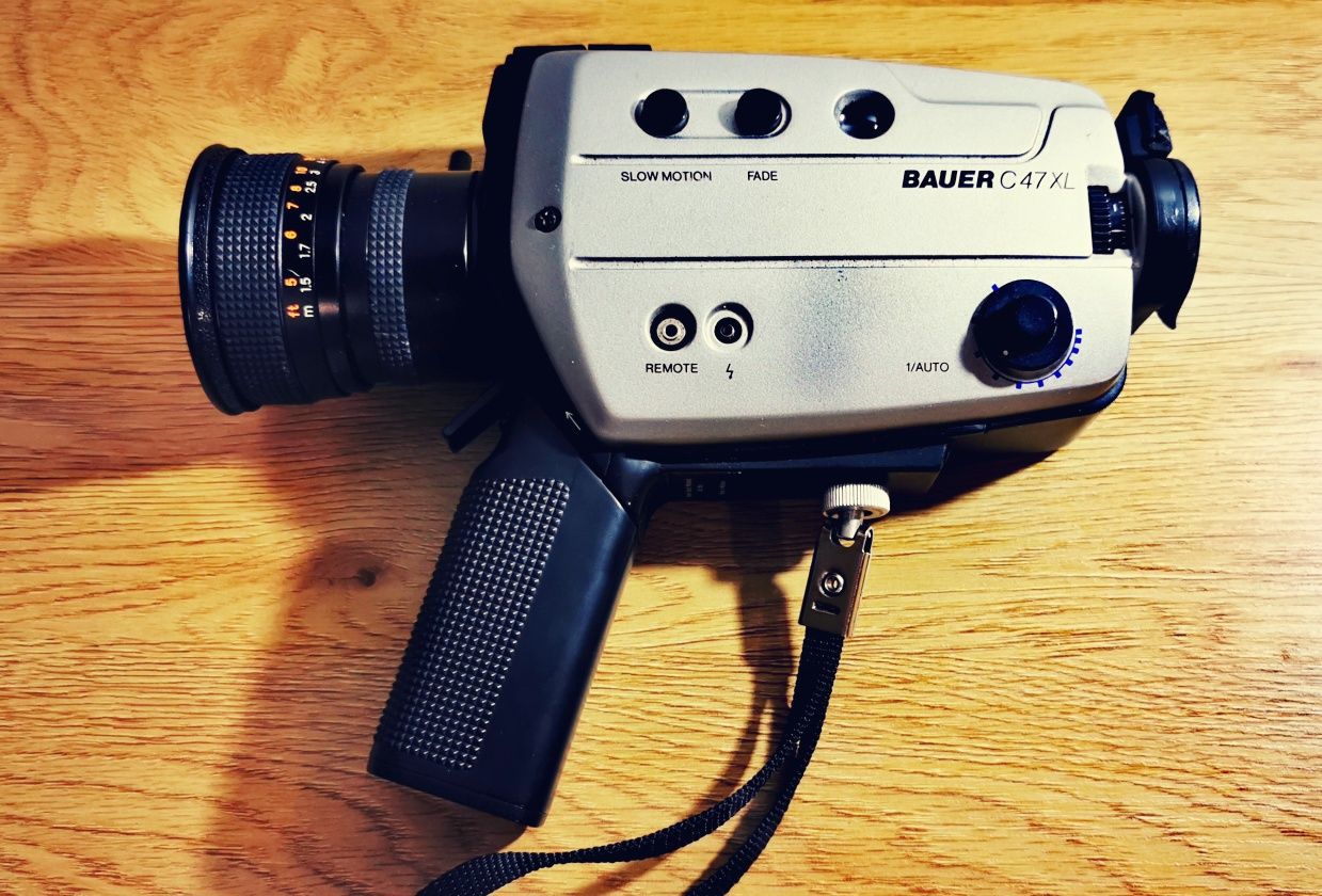 Cameră video Bauer(Bosch) Super 8mm  retro vintage de colecție anii 70