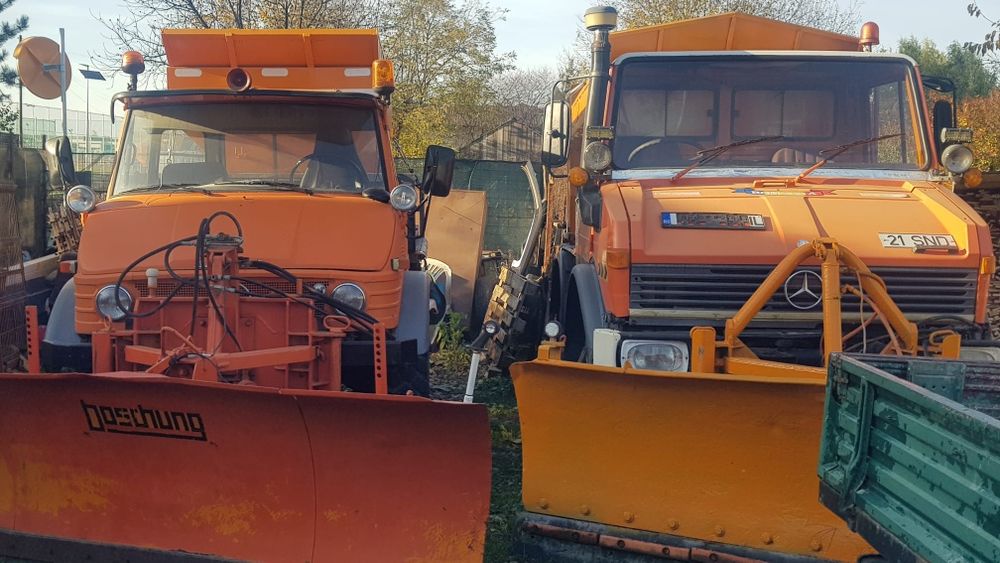 Unimog deszapezire sararita si lama