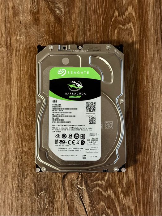 Seagate Barracuda 8TB – твърд диск / HDD / компютърен диск