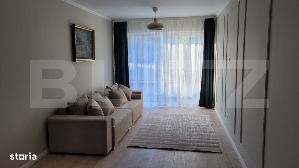 Apartament modern  2 camere, 50 mp, terasa 40 mp ,  Sancraiu de Mures.
