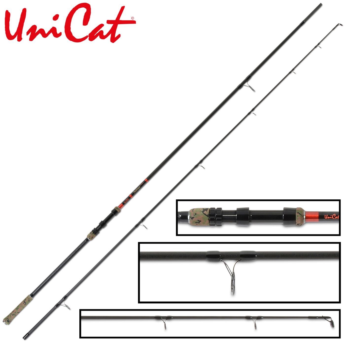 Set 2 lansete somn UniCat Destroyer Pellet 3,60 / 6-7 Lb