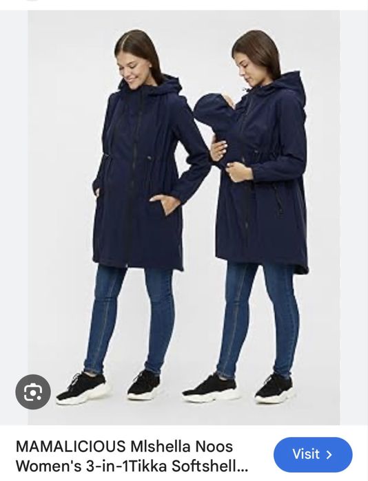 Яке за бременни и бебеносене Mamalicious за преходен сезон размер S