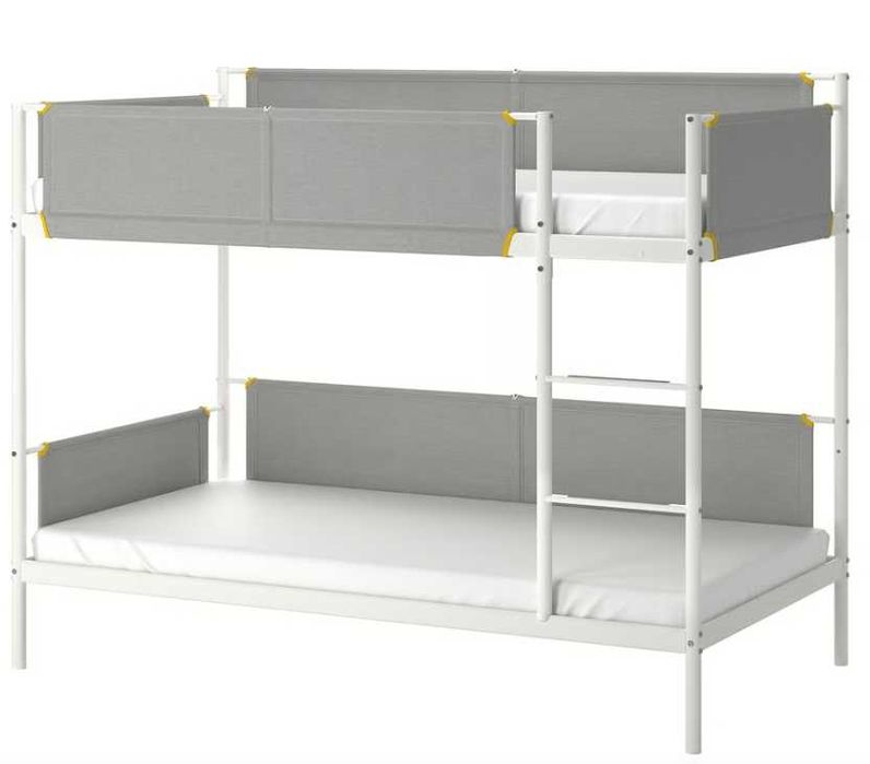 IKEA VITVAL – двуетажно легло (рамка, без матраци)