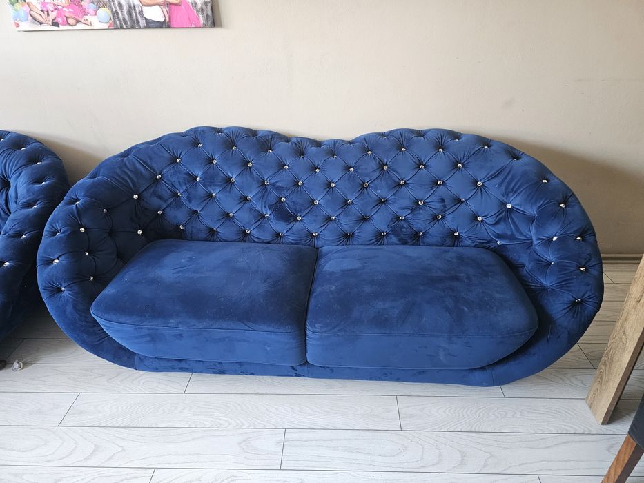 Canapea chesterfield 2 + 1 + 1