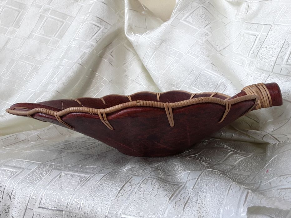 Centru de masa/ fructiera lemn Tunisia, o piesa deosebită