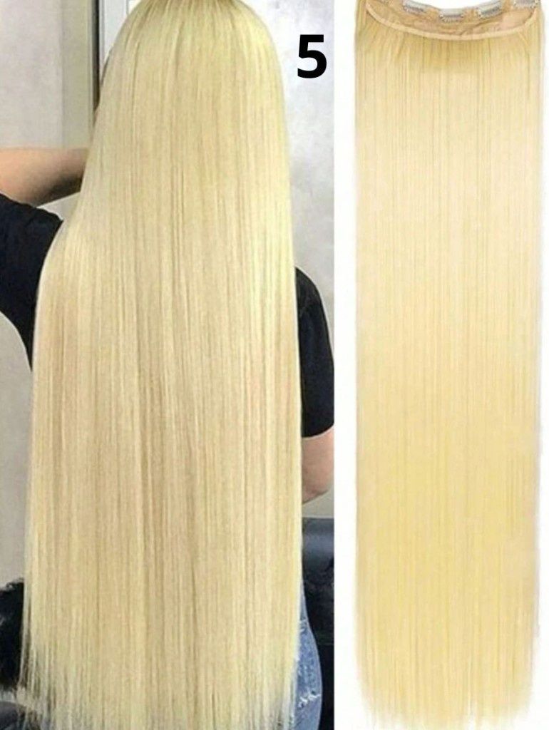 Качествена дълга коса/цял екстеншън за по-голям обем и дължина