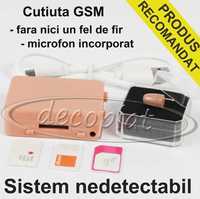 Cutie Gsm NEBRUIABILA/ Cutiuta GSM+ Sistem Casti Copiat Casca MC2500