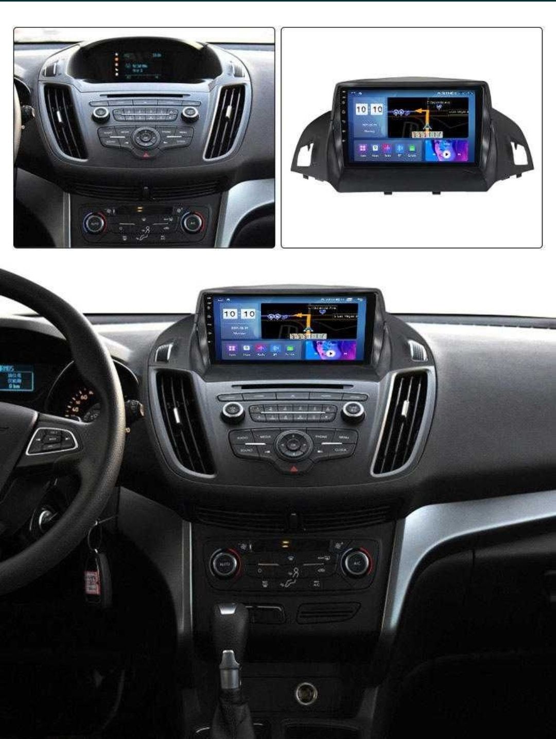 Navigatie Android 11 Ford Kuga 2 Escape 1/8GB  Waze CarPlay BT GPS