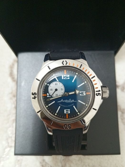 Часы командирский, амфибия