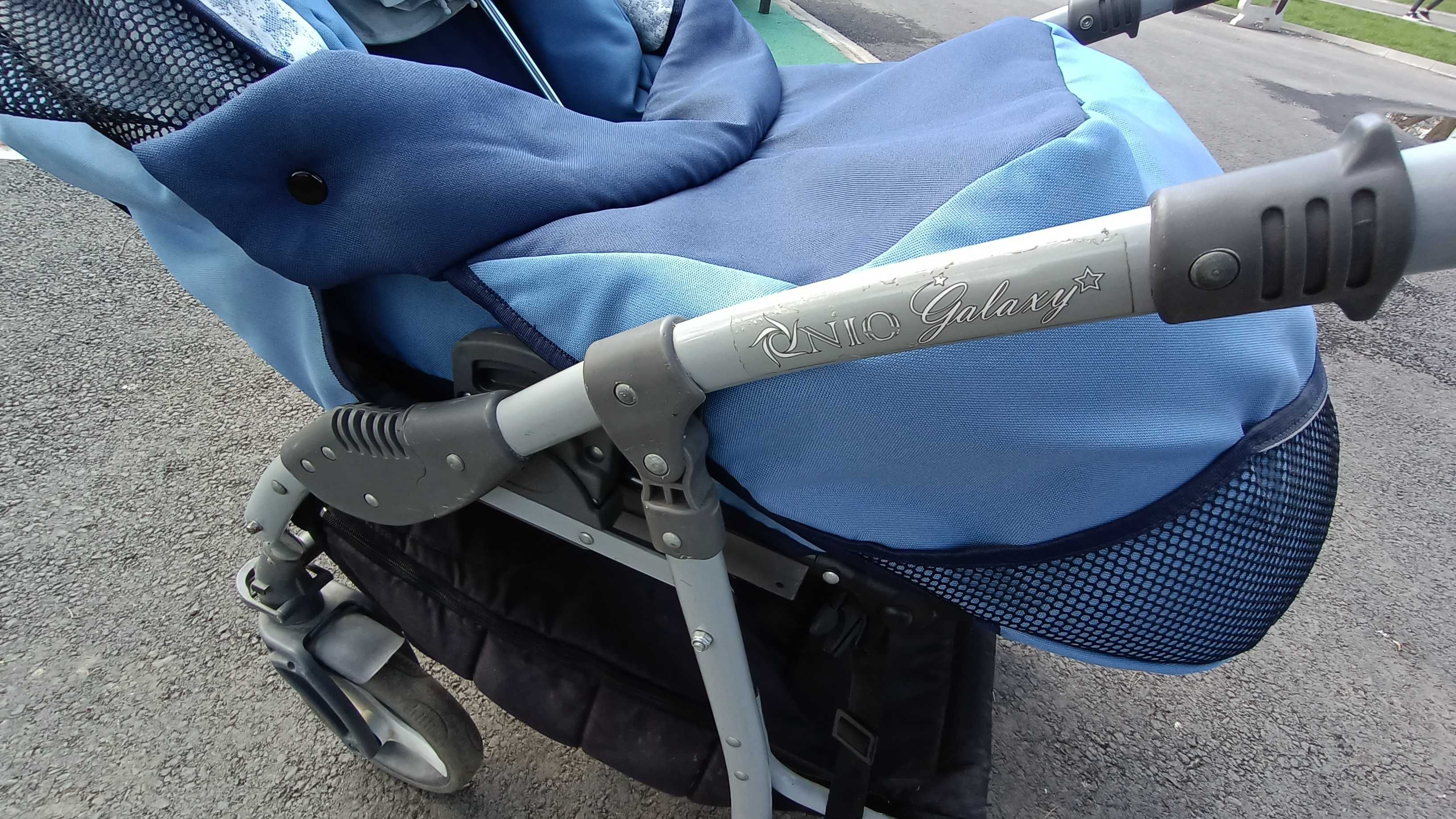Бебешка детска количка Nio Galaxy / зимен и летен кош